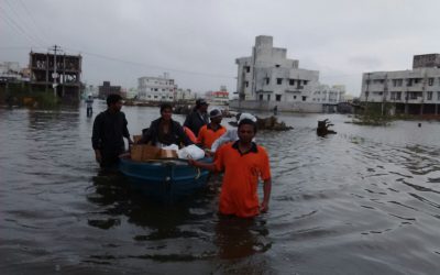 Flood Relief by Disaster Management Team-Chennai
