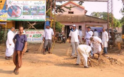 Naguan samithi of Bhadrak1 district (Odisha) does Seva