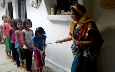 AMILIKI samithi of *REWA district (Madhya Pradesh) does Seva