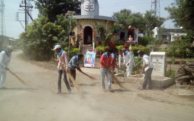 ShirasgaonKasba samithi of Amravati district (Maharashtra) does Seva