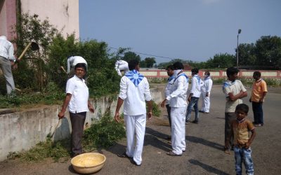 Karkapur samithi of Bhandara district (Maharashtra) does Seva