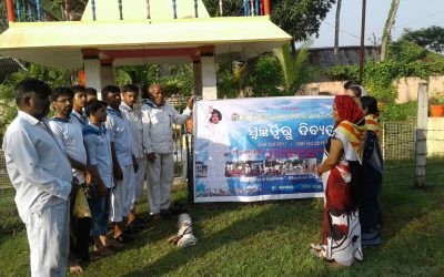 Markona samithi of Bhadrak1 district (Odisha) does Seva