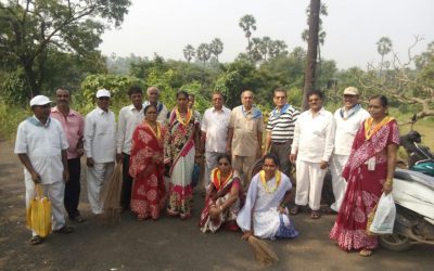 Nagaon samithi of Raighad district (Maharashtra) does Seva