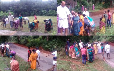 HEBRI samithi of UDUPI district (Karnataka) does Seva