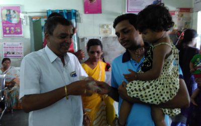Taranaka samithi of Hyderabad district (Telangana) does Seva
