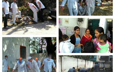 Padmaraonagar samithi of Hyderabad district (Telangana) does Seva