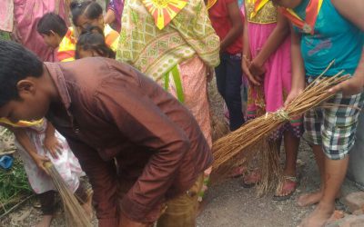 Varud samithi of Wardha district (Maharashtra) does Seva