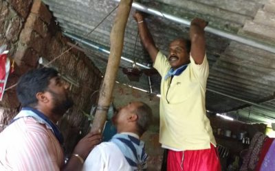 Karmalli samithi of Goa district (Goa) does Seva