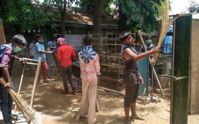 Chithode samithi of Erode district (Tamilnadu) does Seva