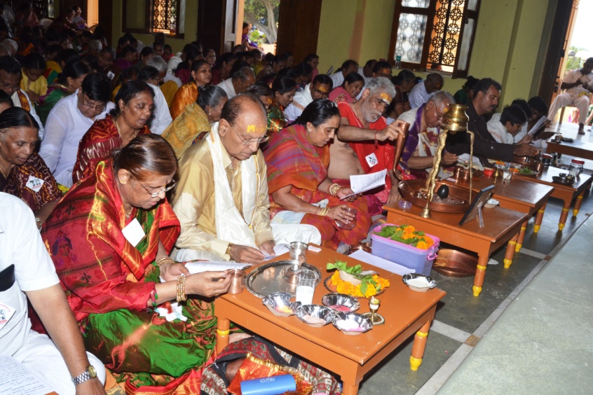 Mass Rudrabhishekam At Somnath Temple, Gujarat.