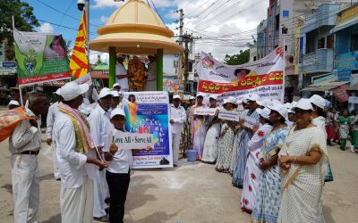 Giddaluru samithi of Prakasam district (Andhra Pradesh) does Seva