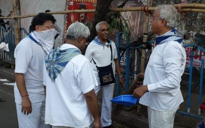 KALIGHAT samithi of KOLKATA district (West Bengal) does Seva