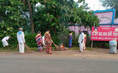 Chitrada samithi of Mayurbhanj district (Odisha) does Seva