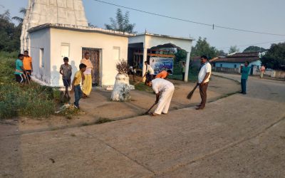 Budhikomna samithi of Nuapada district (Odisha) does Seva