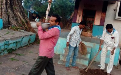 PACHPIPALIYA samithi of *BHOPAL district (Madhya Pradesh) does Seva