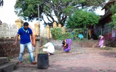 RIBANDAR samithi of Goa district (Goa) does Seva