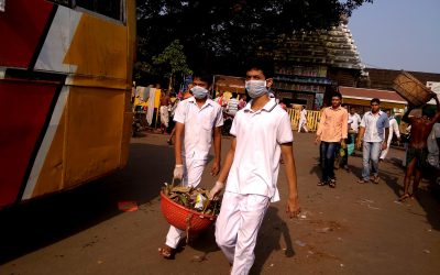 Shree Lingaraj samithi of Bhubaneswar district (Odisha) does Seva