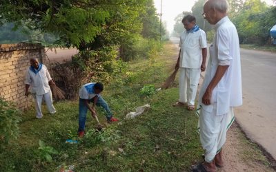 Chitrada samithi of Mayurbhanj district (Odisha) does Seva