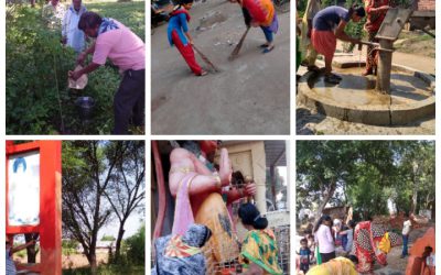 SIREGAON samithi of *NARSIMHPUR district (Madhya Pradesh) does Seva