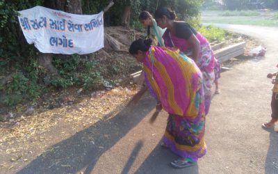 Bhagod samithi of Valsad district (Gujarat) does Seva