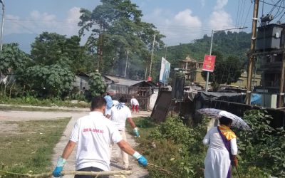 JAIGAON samithi of JALPAIGURI district (West Bengal) does Seva