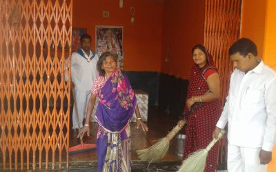 JAMHODI samithi of *CHHINDWARA district (Madhya Pradesh) does Seva