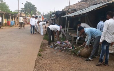 Naguan samithi of Bhadrak1 district (Odisha) does Seva