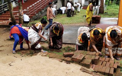 Basanti Durga samithi of Bhubaneswar district (Odisha) does Seva
