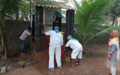 Chitrada samithi of Mayurbhanj district (Odisha) does Seva