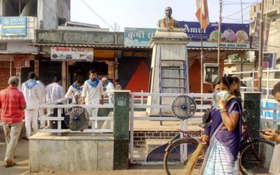 Warora samithi of Chandrapur district (Maharashtra) does Seva