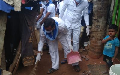 PRASHANT NAGAR samithi of BANGALORE WEST district (Karnataka) does Seva