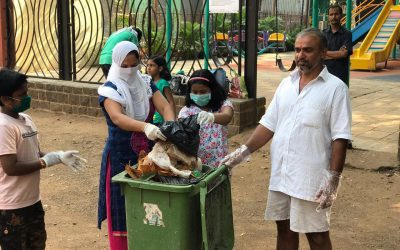 ShivajiPark samithi of Mumbai district (Maharashtra) does Seva