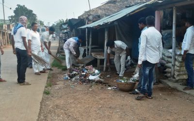 Naguan samithi of Bhadrak1 district (Odisha) does Seva