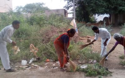 Cheekatimani Palli samithi of Anantapur district (Andhra Pradesh) does Seva