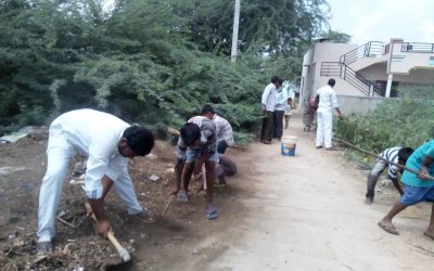 Cheekatimani Palli samithi of Anantapur district (Andhra Pradesh) does Seva