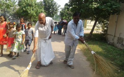 Pradeep Nagar samithi of Vizianagaram district (Andhra Pradesh) does Seva
