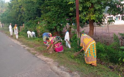 Chitrada samithi of Mayurbhanj district (Odisha) does Seva
