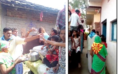 PACHPIPALIYA samithi of *BHOPAL district (Madhya Pradesh) does Seva