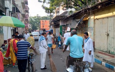 NEW ALIPORE samithi of KOLKATA district (West Bengal) does Seva