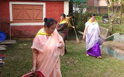Sagolband samithi of Imphal West district (Manipur) does Seva