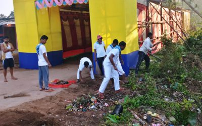 Naguan samithi of Bhadrak1 district (Odisha) does Seva