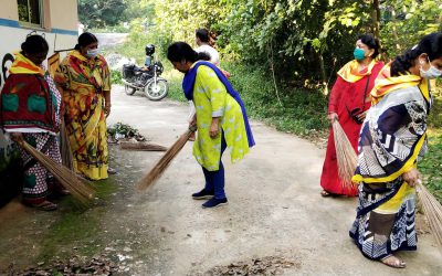 Basanti Durga samithi of Bhubaneswar district (Odisha) does Seva