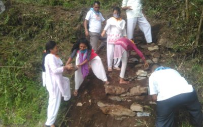 Lingchom samithi of WEST district (Sikkim) does Seva