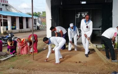 JAMHODI samithi of *CHHINDWARA district (Madhya Pradesh) does Seva