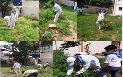 Safliguda samithi of Medchel district (Telangana) does Seva