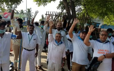 Sholinganallur samithi of Chennai East Coast district (Tamilnadu) does Seva