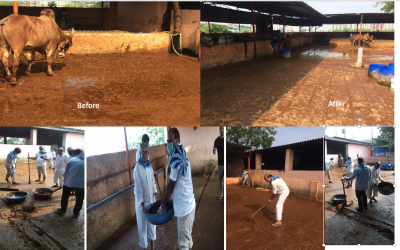 Bowenpalli samithi of Medchel district (Telangana) does Seva