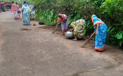 Chitrada samithi of Mayurbhanj district (Odisha) does Seva