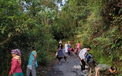 SITTONG samithi of DARJEELING(SOUTH) district (West Bengal) does Seva