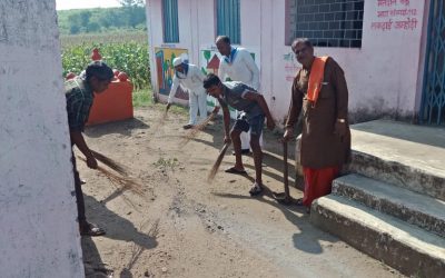 JAMHODI samithi of *CHHINDWARA district (Madhya Pradesh) does Seva